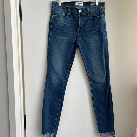 Frame Denim Le Skinny De Jeanne Jean in Woodbine - Picture 6 of 8